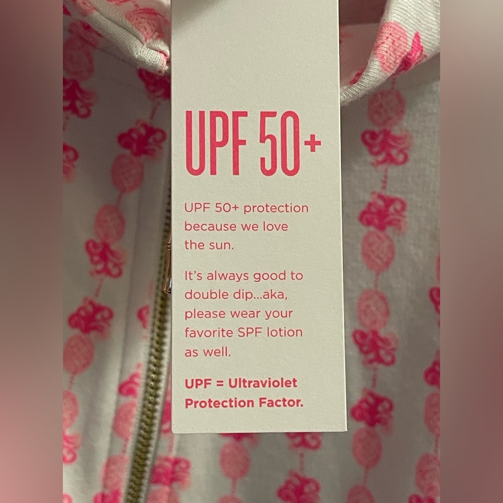 NWT | Lilly Pulitzer | Ronan Popover | UPF 50+ | Pink Topaz Fineapple | XL - Picture 8 of 8